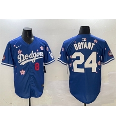 Men Los Angeles Dodgers Front 8 Back 24 Kobe Bryant Royal 2025 Tokyo Series Limited Stitched Baseball Jersey Men Los Angeles Dodgers Front 8 Back 24 Kobe Bryant Royal 2025 Tokyo Series Limited Stitched Baseball Jersey