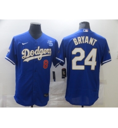 Men Los Angeles Dodgers Kobe Bryant 8 24 Championship Gold Trim Blue Limited All Stitched Flex Base Jersey Men Los Angeles Dodgers Kobe Bryant 8 24 Championship Gold Trim Blue Limited All Stitched Flex Base Jersey