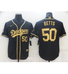 Men Los Angeles Dodgers Mookie Betts 50 Black Gold MLB Stitched Jersey Men Los Angeles Dodgers Mookie Betts 50 Black Gold MLB Stitched Jersey