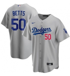 Men Los Angeles Dodgers Mookie Betts #50 Gray Flex Base 2024 Home Stitched Jersey II Men Los Angeles Dodgers Mookie Betts #50 Gray Flex Base 2024 Home Stitched Jersey II