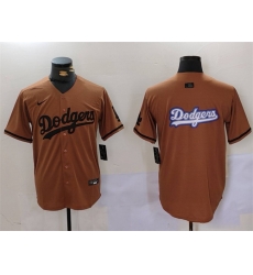 Men Los Angeles Dodgers Team Big Logo Brown Cool Base With Patch Stitched Baseball Jerseys Men Los Angeles Dodgers Team Big Logo Brown Cool Base With Patch Stitched Baseball Jerseys