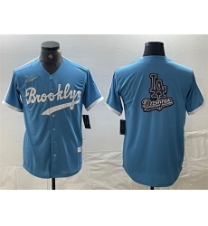 Men Los Angeles Dodgers Team Big Logo Light Blue Throwback Cool Base Stitched Baseball Jersey 1 Men Los Angeles Dodgers Team Big Logo Light Blue Throwback Cool Base Stitched Baseball Jersey 1