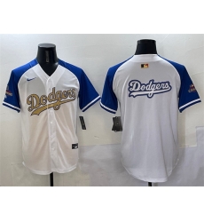 Men Los Angeles Dodgers Team Big Logo White Royal Gold 2024 World Series Champions Vapor Limited Stitched Baseball Jersey Men Los Angeles Dodgers Team Big Logo White Royal Gold 2024 World Series Champions Vapor Limited Stitched Baseball Jersey