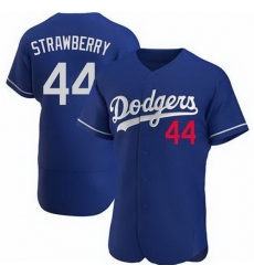 Men Nike Los Angeles Dodgers Darryl Strawberry #44 Blue Flex Base Stitched MLB Jersey Men Nike Los Angeles Dodgers Darryl Strawberry #44 Blue Flex Base Stitched MLB Jersey