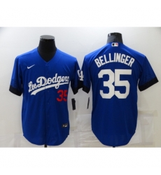 Men's Los Angeles Dodgers #35 Cody Bellinger Blue Game City Player Jersey Men's Los Angeles Dodgers #35 Cody Bellinger Blue Game City Player Jersey