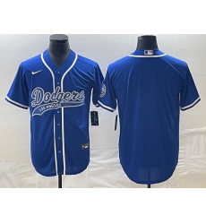 Men's Los Angeles Dodgers Blue Blank With Patch Cool Base Stitched Baseball Jersey Men's Los Angeles Dodgers Blue Blank With Patch Cool Base Stitched Baseball Jersey