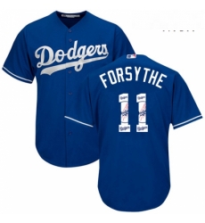 Mens Majestic Los Angeles Dodgers 11 Logan Forsythe Authentic Royal Blue Team Logo Fashion Cool Base MLB Jersey Mens Majestic Los Angeles Dodgers 11 Logan Forsythe Authentic Royal Blue Team Logo Fashion Cool Base MLB Jersey