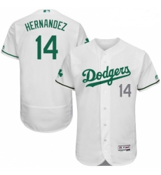 Mens Majestic Los Angeles Dodgers 14 Enrique Hernandez White Celtic Flexbase Authentic Collection MLB Jersey Mens Majestic Los Angeles Dodgers 14 Enrique Hernandez White Celtic Flexbase Authentic Collection MLB Jersey