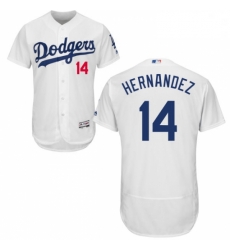 Mens Majestic Los Angeles Dodgers 14 Enrique Hernandez White Home Flex Base Authentic Collection MLB Jersey Mens Majestic Los Angeles Dodgers 14 Enrique Hernandez White Home Flex Base Authentic Collection MLB Jersey