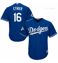 Mens Majestic Los Angeles Dodgers 16 Andre Ethier Replica Royal Blue Alternate 2017 World Series Bound Cool Base MLB Jersey Mens Majestic Los Angeles Dodgers 16 Andre Ethier Replica Royal Blue Alternate 2017 World Series Bound Cool Base MLB Jersey