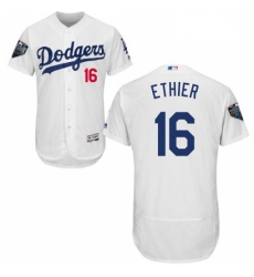 Mens Majestic Los Angeles Dodgers 16 Andre Ethier White Home Flex Base Authentic Collection 2018 World Series Jersey Mens Majestic Los Angeles Dodgers 16 Andre Ethier White Home Flex Base Authentic Collection 2018 World Series Jersey