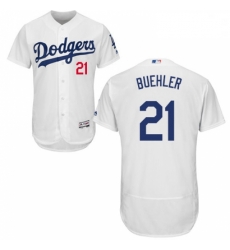 Mens Majestic Los Angeles Dodgers 21 Walker Buehler White Home Flex Base Authentic Collection MLB Jersey Mens Majestic Los Angeles Dodgers 21 Walker Buehler White Home Flex Base Authentic Collection MLB Jersey