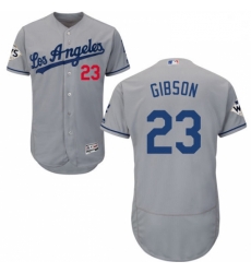 Mens Majestic Los Angeles Dodgers 23 Kirk Gibson Authentic Grey Road 2017 World Series Bound Flex Base Jersey Mens Majestic Los Angeles Dodgers 23 Kirk Gibson Authentic Grey Road 2017 World Series Bound Flex Base Jersey