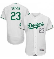Mens Majestic Los Angeles Dodgers 23 Kirk Gibson White Celtic Flexbase Authentic Collection MLB Jersey Mens Majestic Los Angeles Dodgers 23 Kirk Gibson White Celtic Flexbase Authentic Collection MLB Jersey
