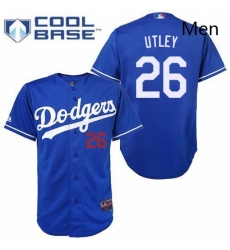 Mens Majestic Los Angeles Dodgers 26 Chase Utley Authentic Royal Blue Cool Base MLB Jersey Mens Majestic Los Angeles Dodgers 26 Chase Utley Authentic Royal Blue Cool Base MLB Jersey