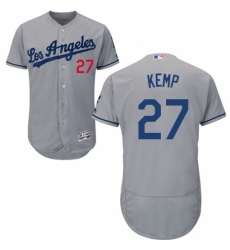 Mens Majestic Los Angeles Dodgers 27 Matt Kemp Grey Road Flex Base Authentic Collection MLB Jersey Mens Majestic Los Angeles Dodgers 27 Matt Kemp Grey Road Flex Base Authentic Collection MLB Jersey