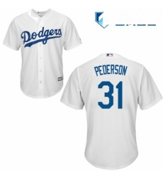 Mens Majestic Los Angeles Dodgers 31 Joc Pederson Replica White Home Cool Base MLB Jersey Mens Majestic Los Angeles Dodgers 31 Joc Pederson Replica White Home Cool Base MLB Jersey