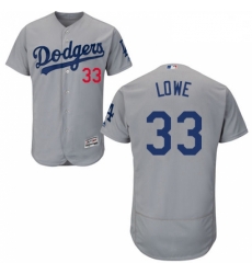 Mens Majestic Los Angeles Dodgers 33 Mark Lowe Gray Alternate Flex Base Authentic Collection MLB Jersey Mens Majestic Los Angeles Dodgers 33 Mark Lowe Gray Alternate Flex Base Authentic Collection MLB Jersey
