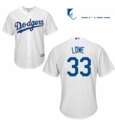 Mens Majestic Los Angeles Dodgers 33 Mark Lowe Replica White Home Cool Base MLB Jersey Mens Majestic Los Angeles Dodgers 33 Mark Lowe Replica White Home Cool Base MLB Jersey