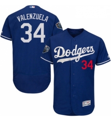 Mens Majestic Los Angeles Dodgers 34 Fernando Valenzuela Royal Blue Flexbase Collection 2018 World Series Jersey 20 Mens Majestic Los Angeles Dodgers 34 Fernando Valenzuela Royal Blue Flexbase Collection 2018 World Series Jersey 20