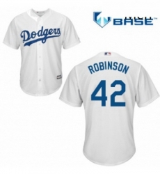 Mens Majestic Los Angeles Dodgers 42 Jackie Robinson Replica White Home Cool Base MLB Jersey Mens Majestic Los Angeles Dodgers 42 Jackie Robinson Replica White Home Cool Base MLB Jersey