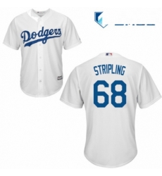Mens Majestic Los Angeles Dodgers 68 Ross Stripling Replica White Home Cool Base MLB Jersey Mens Majestic Los Angeles Dodgers 68 Ross Stripling Replica White Home Cool Base MLB Jersey
