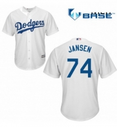 Mens Majestic Los Angeles Dodgers 74 Kenley Jansen Replica White Home Cool Base MLB Jersey Mens Majestic Los Angeles Dodgers 74 Kenley Jansen Replica White Home Cool Base MLB Jersey