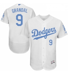 Mens Majestic Los Angeles Dodgers 9 Yasmani Grandal Authentic White 2016 Fathers Day Fashion Flex Base Jersey Mens Majestic Los Angeles Dodgers 9 Yasmani Grandal Authentic White 2016 Fathers Day Fashion Flex Base Jersey