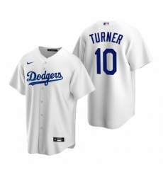 Mens Nike Los Angeles Dodgers 10 Justin Turner White Home Stitched Baseball Jerse Mens Nike Los Angeles Dodgers 10 Justin Turner White Home Stitched Baseball Jerse