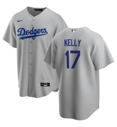Men's Nike Los Angeles Dodgers #17 Joe Kelly Gray Stitched Cool Base MLB Jersey Men's Nike Los Angeles Dodgers #17 Joe Kelly Gray Stitched Cool Base MLB Jersey