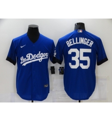 Men's Nike Los Angeles Dodgers #35 Cody Bellinger Blue Cool Base Player Jersey Men's Nike Los Angeles Dodgers #35 Cody Bellinger Blue Cool Base Player Jersey