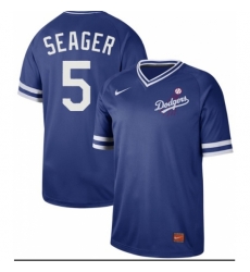 Mens Nike Los Angeles Dodgers 5 Corey Seager Royal Authentic Cooperstown Collection Stitched Baseball Jerse Mens Nike Los Angeles Dodgers 5 Corey Seager Royal Authentic Cooperstown Collection Stitched Baseball Jerse