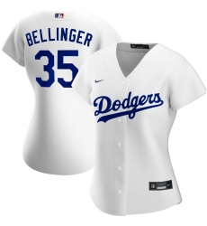 Los Angeles Dodgers 35 Cody Bellinger Nike Women Home 2020 MLB Player Jersey White Los Angeles Dodgers 35 Cody Bellinger Nike Women Home 2020 MLB Player Jersey White