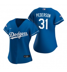 Women Los Angeles Dodgers 31 Joc Pederson Royal 2020 World Series Champions Replica Jersey Women Los Angeles Dodgers 31 Joc Pederson Royal 2020 World Series Champions Replica Jersey