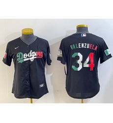 Women Los Angeles Dodgers 34 Fernando Valenzuela Authentic Collection Stitched MLB Jersey 1 Women Los Angeles Dodgers 34 Fernando Valenzuela Authentic Collection Stitched MLB Jersey 1