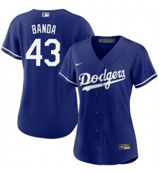 Women Los Angeles Dodgers 43 Anthony Banda Royal 2025 Cool Base Stitched Baseball Jersey Women Los Angeles Dodgers 43 Anthony Banda Royal 2025 Cool Base Stitched Baseball Jersey