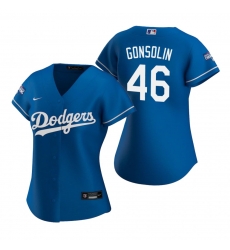 Women Los Angeles Dodgers 46 Tony Gonsolin Royal 2020 World Series Champions Replica Jersey Women Los Angeles Dodgers 46 Tony Gonsolin Royal 2020 World Series Champions Replica Jersey