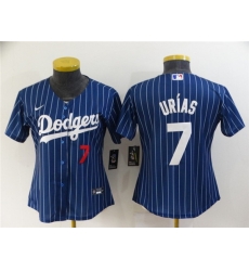 Women Los Angeles Dodgers 7 Julio Urias Blue Stitched Baseball Jersey Women Los Angeles Dodgers 7 Julio Urias Blue Stitched Baseball Jersey