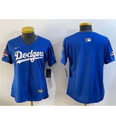 Women Los Angeles Dodgers Blank Royal 2024 World Series Champions With Fernando Memorial Patch Alternate Limited Stitched Baseball Jersey 28Run Small 29 Women Los Angeles Dodgers Blank Royal 2024 World Series Champions With Fernando Memorial Patch Alternate Limited Stitched Baseball Jersey 28Run Small 29