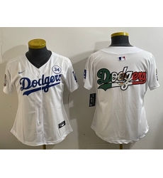 Women Los Angeles Dodgers Blank White 2024 World Series With No 34 Patch Home Limited Stitched Baseball Jersey 1 Women Los Angeles Dodgers Blank White 2024 World Series With No 34 Patch Home Limited Stitched Baseball Jersey 1