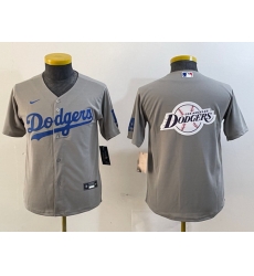 Women Los Angeles Dodgers Grey Team Big Logo Stitched Jersey 28Run Small 29s Women Los Angeles Dodgers Grey Team Big Logo Stitched Jersey 28Run Small 29s