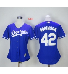 Womens Los Angeles Dodgers 42 Jackie Robinson Royal Blue Cool Base MLB Jersey Womens Los Angeles Dodgers 42 Jackie Robinson Royal Blue Cool Base MLB Jersey