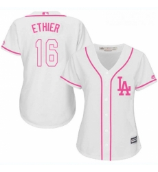 Womens Majestic Los Angeles Dodgers 16 Andre Ethier Authentic White Fashion Cool Base MLB Jersey Womens Majestic Los Angeles Dodgers 16 Andre Ethier Authentic White Fashion Cool Base MLB Jersey