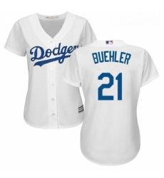 Womens Majestic Los Angeles Dodgers 21 Walker Buehler Authentic White MLB Jersey Womens Majestic Los Angeles Dodgers 21 Walker Buehler Authentic White MLB Jersey