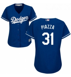 Womens Majestic Los Angeles Dodgers 31 Mike Piazza Replica Royal Blue Alternate Cool Base MLB Jersey Womens Majestic Los Angeles Dodgers 31 Mike Piazza Replica Royal Blue Alternate Cool Base MLB Jersey