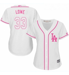 Womens Majestic Los Angeles Dodgers 33 Mark Lowe Replica White Fashion Cool Base MLB Jersey Womens Majestic Los Angeles Dodgers 33 Mark Lowe Replica White Fashion Cool Base MLB Jersey