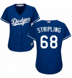 Womens Majestic Los Angeles Dodgers 68 Ross Stripling Authentic Royal Blue Alternate Cool Base MLB Jersey Womens Majestic Los Angeles Dodgers 68 Ross Stripling Authentic Royal Blue Alternate Cool Base MLB Jersey