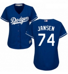 Womens Majestic Los Angeles Dodgers 74 Kenley Jansen Replica Royal Blue Alternate Cool Base MLB Jersey Womens Majestic Los Angeles Dodgers 74 Kenley Jansen Replica Royal Blue Alternate Cool Base MLB Jersey