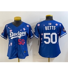 Youth Los Angeles Dodgers 50 Mookie Betts Royal 2025 Tokyo Series Limited Stitched Baseball Jersey Youth Los Angeles Dodgers 50 Mookie Betts Royal 2025 Tokyo Series Limited Stitched Baseball Jersey