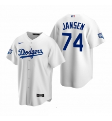 Youth Los Angeles Dodgers Kenley 74 Jansen White 2020 World Series Champions Replica Jersey Youth Los Angeles Dodgers Kenley 74 Jansen White 2020 World Series Champions Replica Jersey